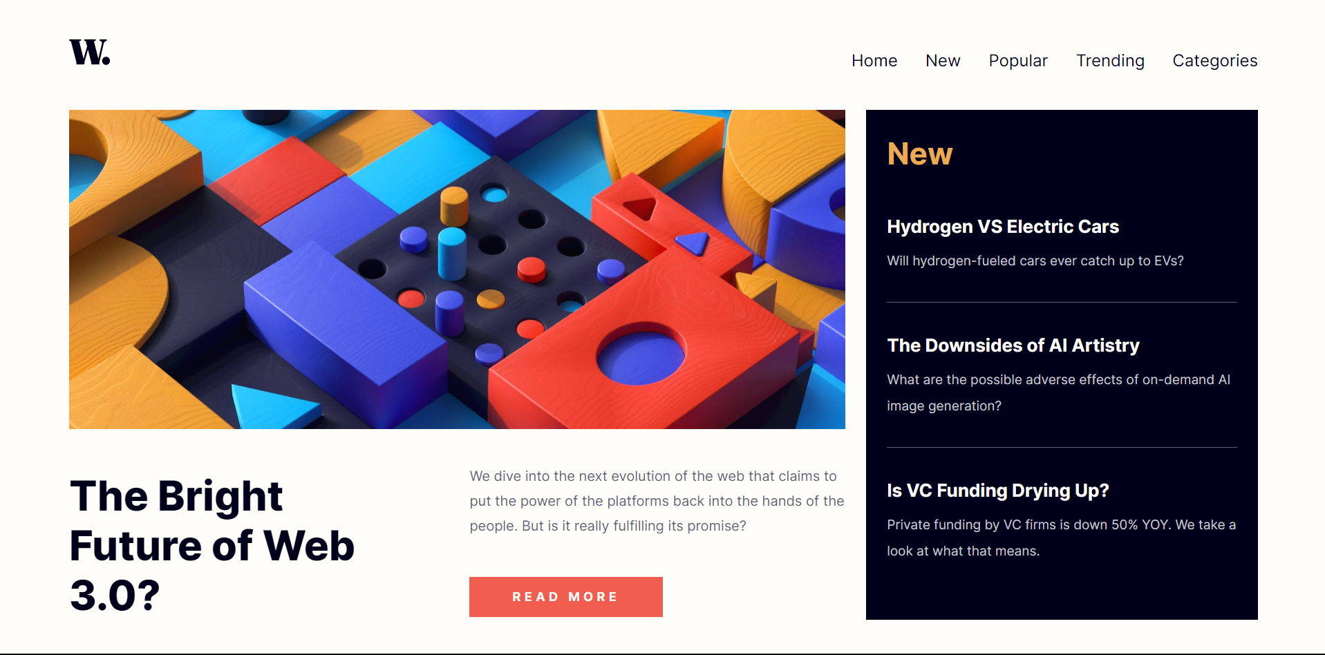 news page